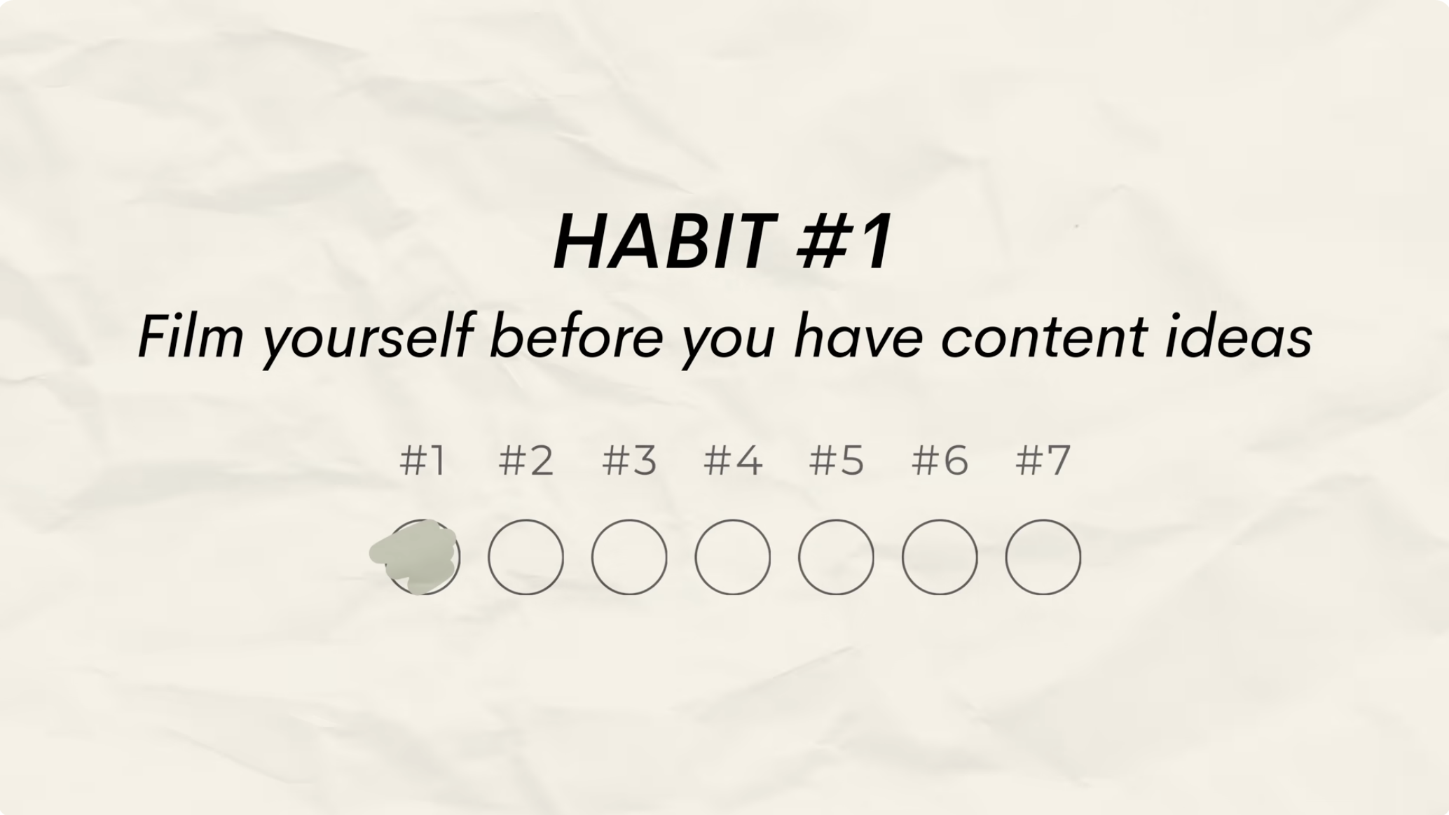 If you wanna become a full-time creator in 2026, start these habits now.