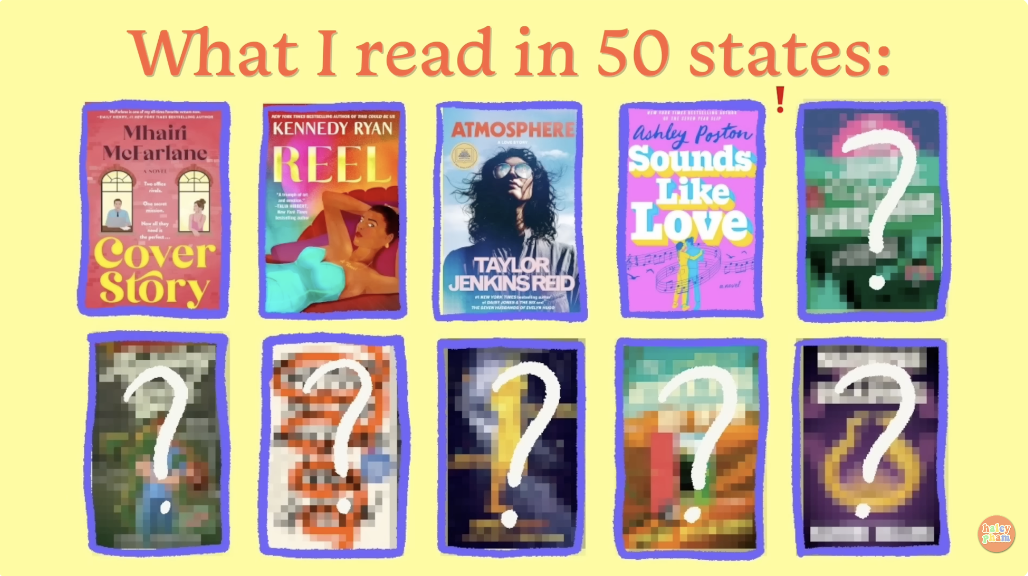 What I Read in 50 states in 50 days!