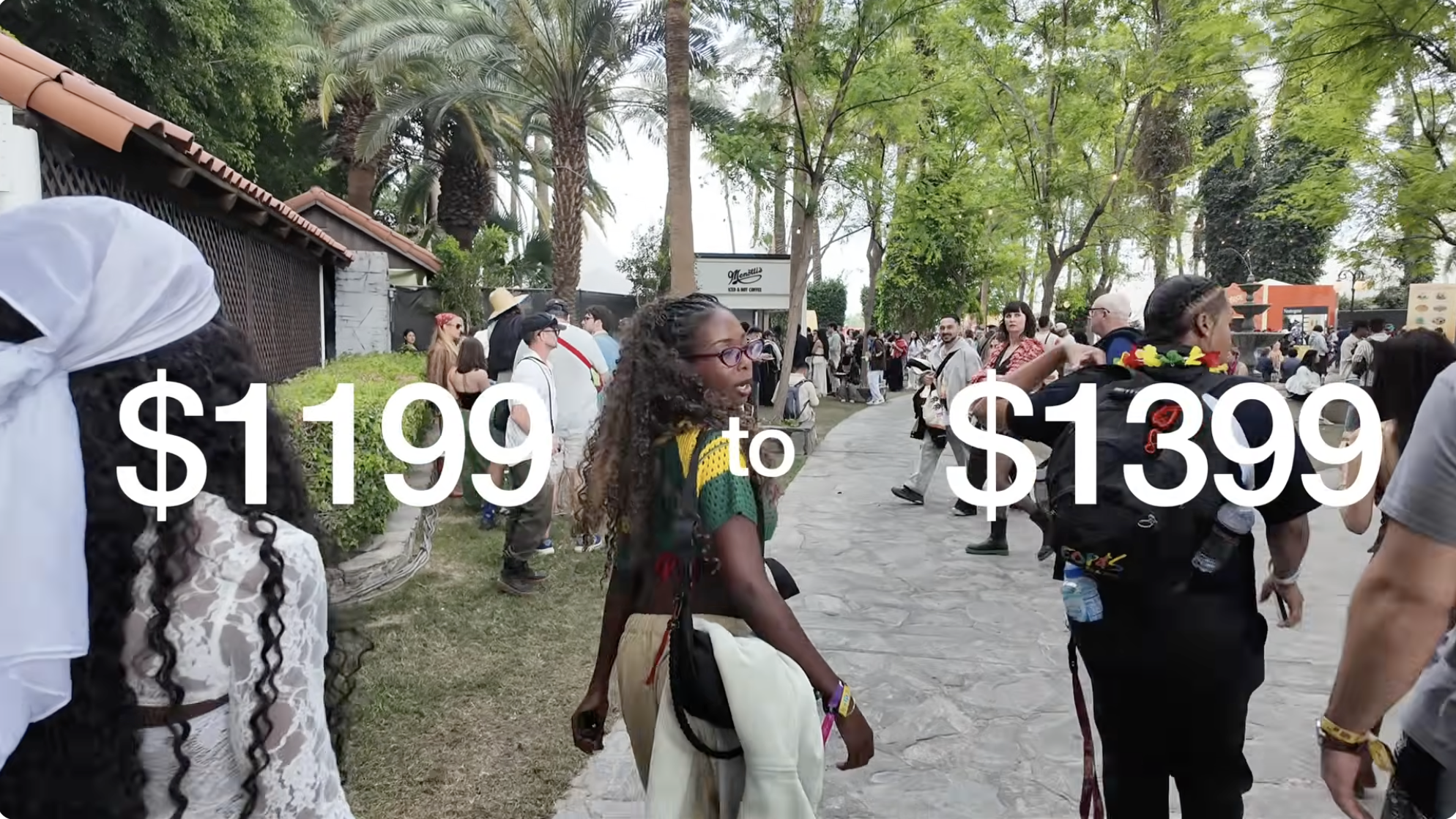 I'm comparing normal Coachella to influencer Coachella.
