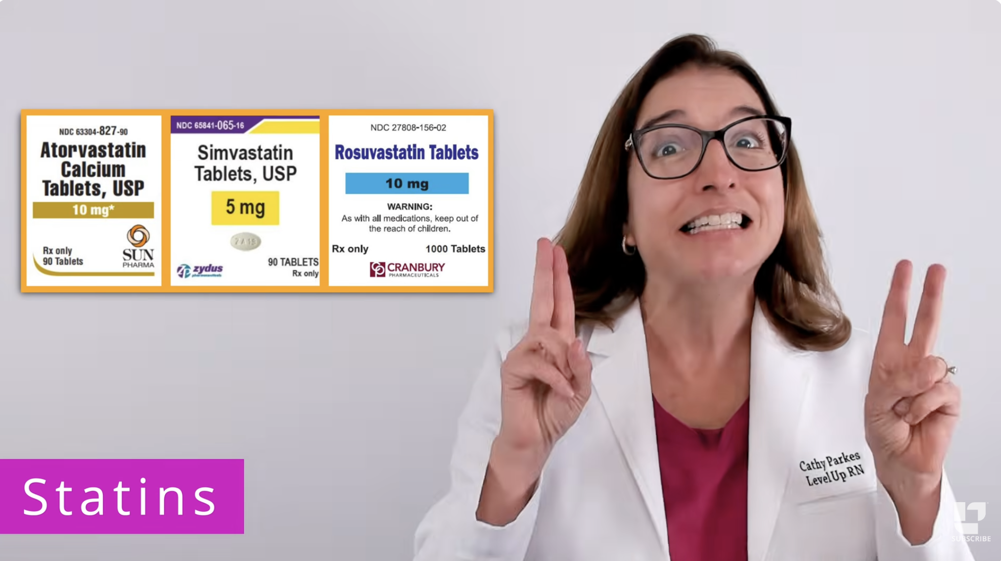 Statins: Cholesterol (Antilipemic) Meds - Pharmacology - Cardiovascular - Nursing | @LevelUpRN